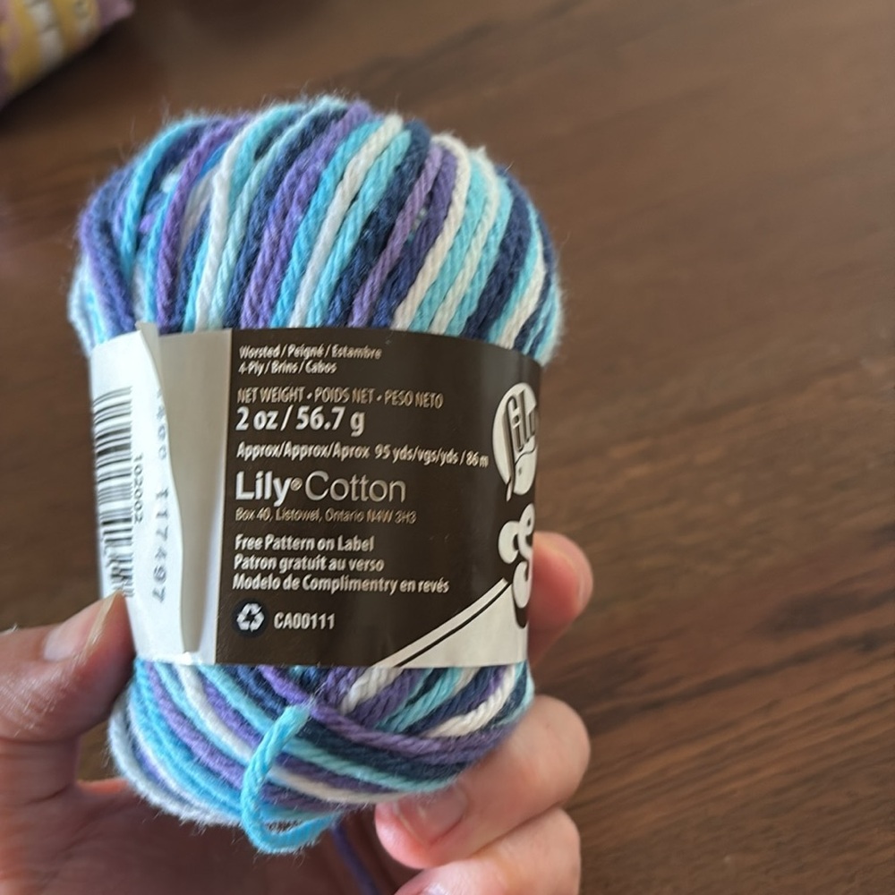 Lily Sugar'n Cream Multicolor Yarn - Picture 3 of 3